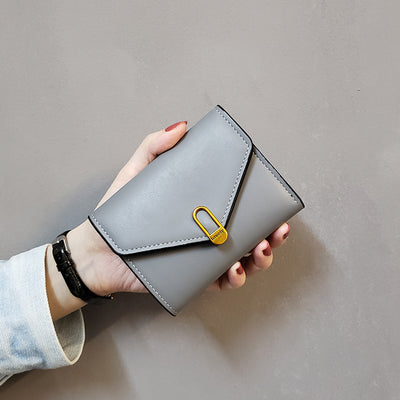 Billetera Compacta para Mujer - Diseño Minimalista Internacional