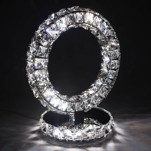 Lámpara de Mesa Nórdica de Cristal con Luz Cálida para Mesita de Noche - Image 6