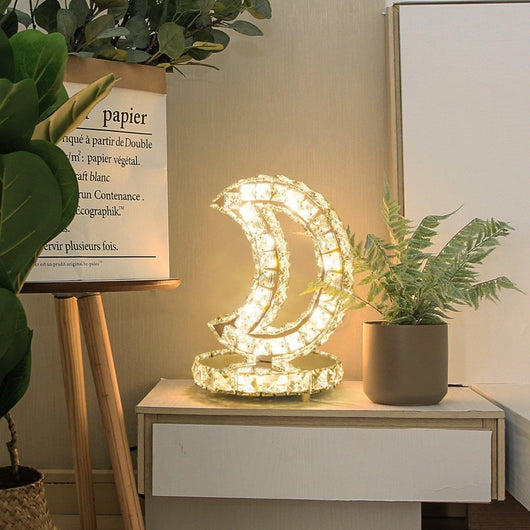 Lámpara de Mesa Nórdica de Cristal con Luz Cálida para Mesita de Noche - Image 5