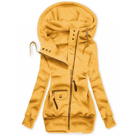 Chaqueta Slim con Capucha y Cordón Cosida - Image 10