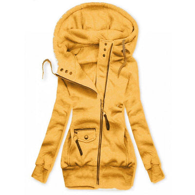 Chaqueta Slim con Capucha y Cordón Cosida - Image 4