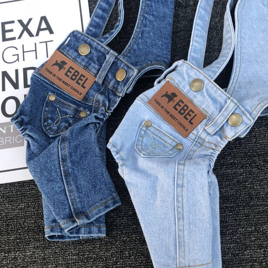 Overol Denim para Perros - Ropa Versátil Primavera Otoño - Image 14