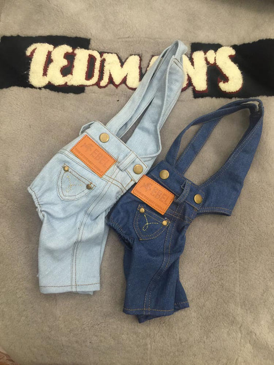 Overol Denim para Perros - Ropa Versátil Primavera Otoño - Image 2