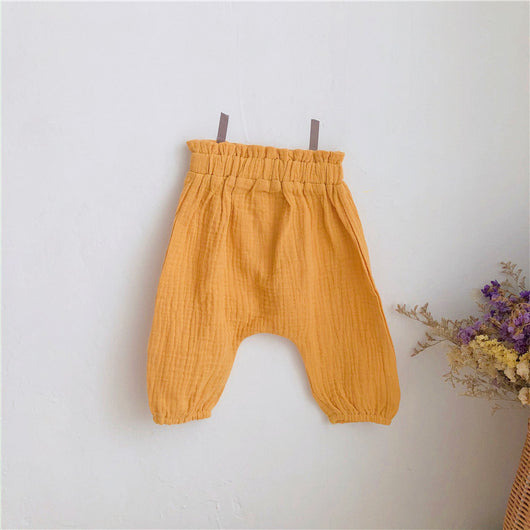 Pantalón Holgado de Algodón y Lino con Cintura Alta - Cómodo y Versátil - Image 10