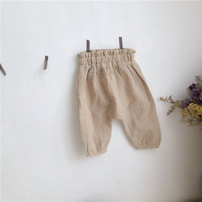 Pantalón Holgado de Algodón y Lino con Cintura Alta - Cómodo y Versátil - Image 18