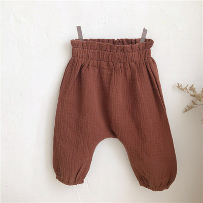 Pantalón Holgado de Algodón y Lino con Cintura Alta - Cómodo y Versátil - Image 8