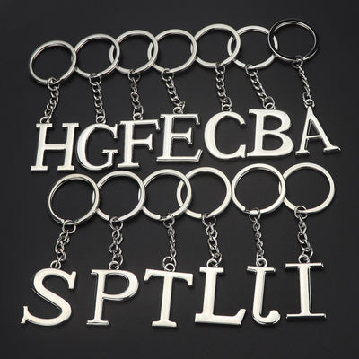 Llavero Personalizado con Letras del Abecedario - Colgante con Nombre