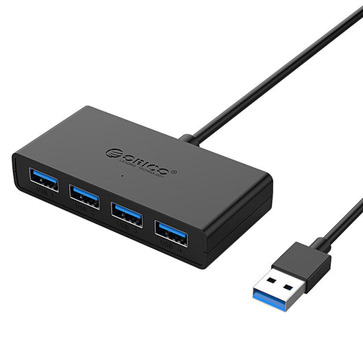 Hub USB 3.0 ORICO G11-H4 para Laptop con Cable Extensor y Puerto de Alimentación - Image 4