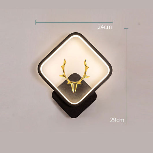 Lámpara de Pared Decorativa Cuernos de Ciervo Nordic con Control Remoto Regulable - Image 9