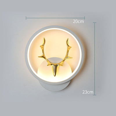 Lámpara de Pared Decorativa Cuernos de Ciervo Nordic con Control Remoto Regulable - Image 8