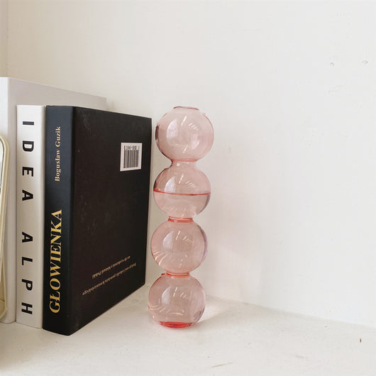 Florero de Cristal Transparente con Diseño de Bola Pequeña - Image 12