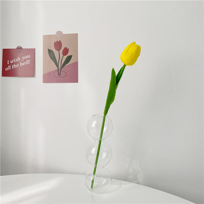 Florero de Cristal Transparente con Diseño de Bola Pequeña - Image 14