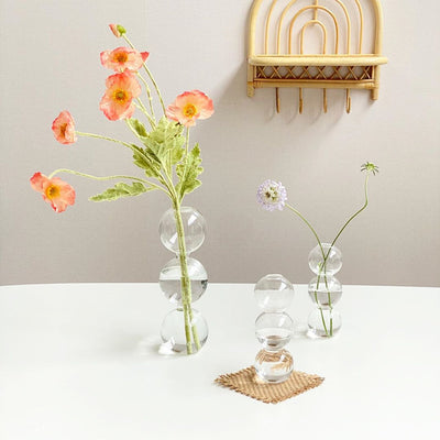 Florero de Cristal Transparente con Diseño de Bola Pequeña - Image 16