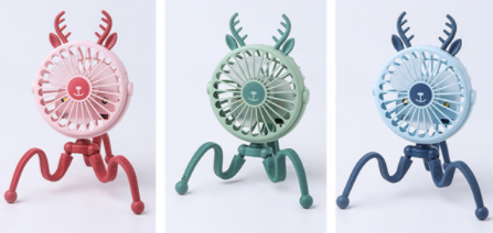 Ventilador Portátil Recargable USB para Cochecito, Cuna y Auto - Image 10