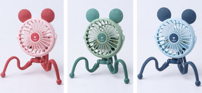 Ventilador Portátil Recargable USB para Cochecito, Cuna y Auto - Image 11
