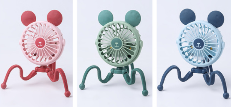Ventilador Portátil Recargable USB para Cochecito, Cuna y Auto - Image 11