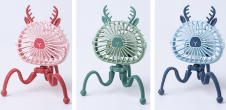 Ventilador Portátil Recargable USB para Cochecito, Cuna y Auto - Image 12