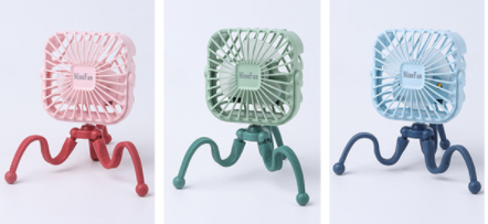 Ventilador Portátil Recargable USB para Cochecito, Cuna y Auto - Image 7