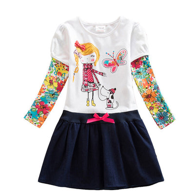 Vestido Infantil de Lentejuelas para Otoño e Invierno - Image 6