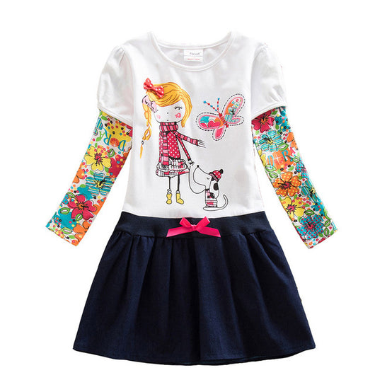 Vestido Infantil de Lentejuelas para Otoño e Invierno - Image 6