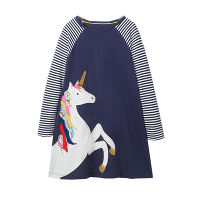 Vestido Infantil de Lentejuelas para Otoño e Invierno - Image 3