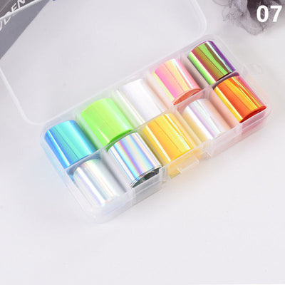Papel Láser Decorativo para Uñas con Efecto Estrella - Image 7