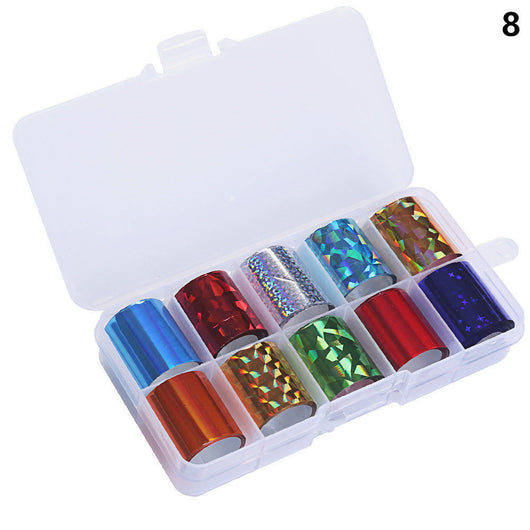 Papel Láser Decorativo para Uñas con Efecto Estrella - Image 8