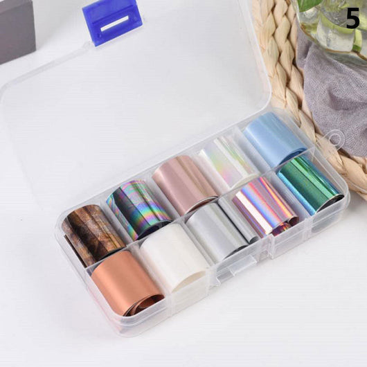 Papel Láser Decorativo para Uñas con Efecto Estrella - Image 5