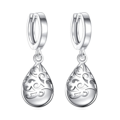 Aretes de Ópalo Lunar Plata 925 - Joyería Personalidad Mujer Estilo Trendy - Image 9