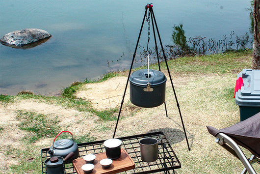 Trípode de Cocina para Camping y Supervivencia Compatible con Apple - Image 8