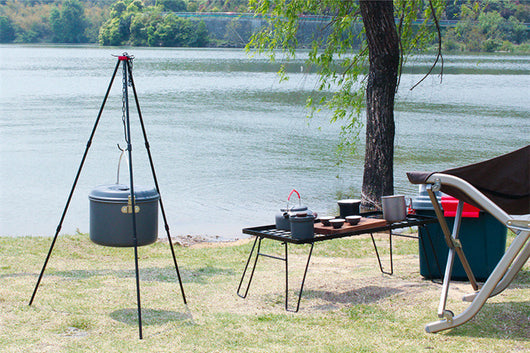 Trípode de Cocina para Camping y Supervivencia Compatible con Apple - Image 5