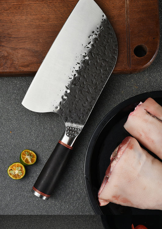 Cuchillo de Chef Profesional de Acero Inoxidable Forjado - Ideal para Carnicería - Image 9