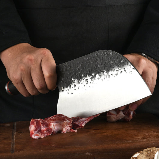 Cuchillo de Chef Profesional de Acero Inoxidable Forjado - Ideal para Carnicería - Image 3