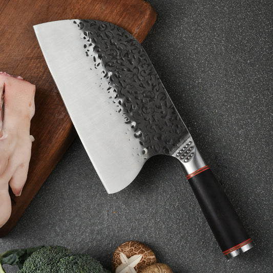 Cuchillo de Chef Profesional de Acero Inoxidable Forjado - Ideal para Carnicería