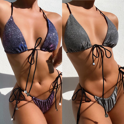 Bikini Moderno Cruzado para Playa - Traje de Baño Sexy y Elegante