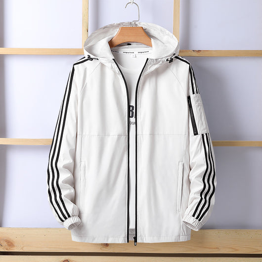 Chamarra Casual con Capucha para Hombre - Estilo Moderno