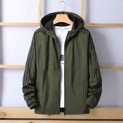 Chamarra Casual con Capucha para Hombre - Estilo Moderno - Image 3