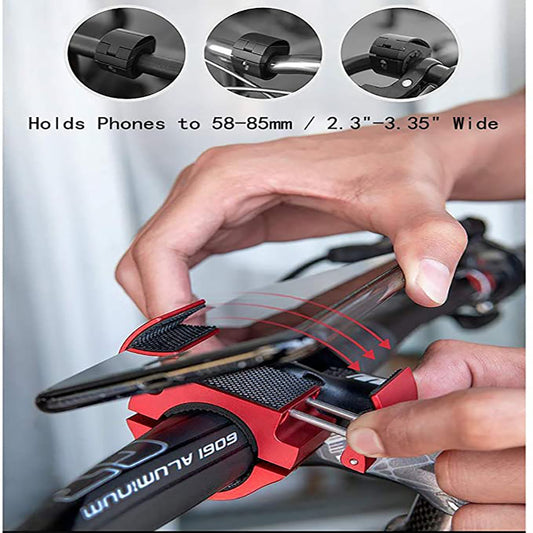 Soporte Universal para Teléfono en Bicicleta y Motocicleta - Aluminio Plegable