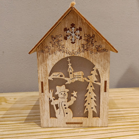 Casitas de Madera Navideñas Decorativas Artesanales - Image 5