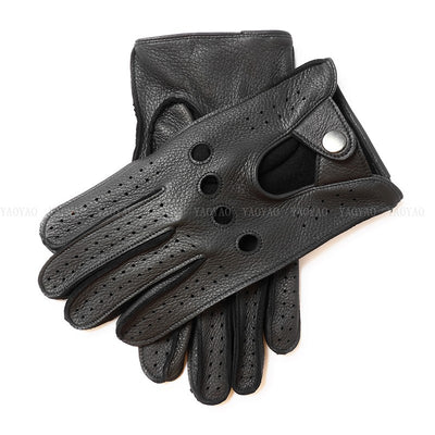 Guantes de Dedos Abiertos Faux Deer para Hombre - Image 6