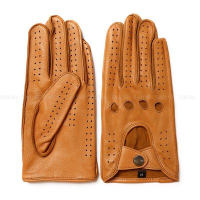 Guantes de Dedos Abiertos Faux Deer para Hombre - Image 8