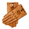 Guantes de Dedos Abiertos Faux Deer para Hombre