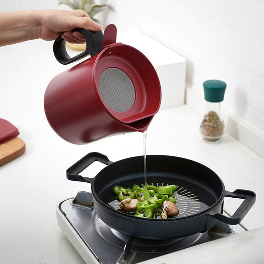 Recipiente Multifuncional para Aceite con Colador Integrado - Gran Capacidad - Image 8