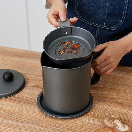 Recipiente Multifuncional para Aceite con Colador Integrado - Gran Capacidad - Image 9