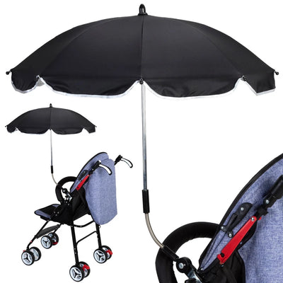 Sombrilla Ajustable 360° para Carrito de Bebé