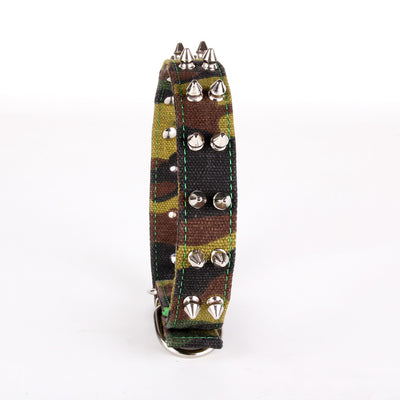 Collar de Lona Camuflaje con Púas para Mascotas - Image 11