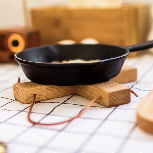 Salvamanteles Plegable de Madera de Haya Estilo Japonés para Mesa de Comedor - Image 6