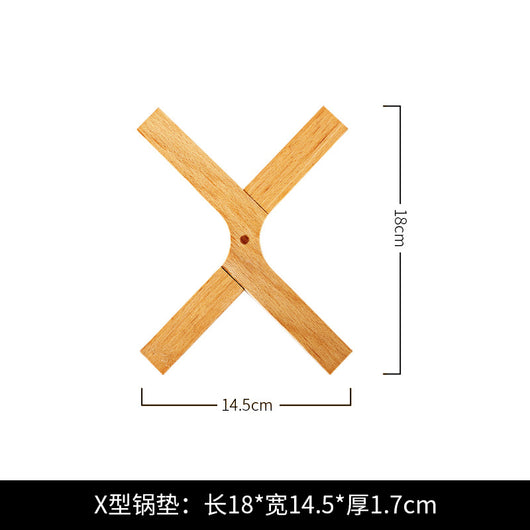 Salvamanteles Plegable de Madera de Haya Estilo Japonés para Mesa de Comedor - Image 5