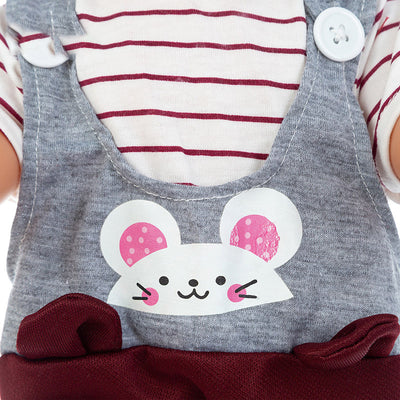 Atuendo Elegante para Muñeca con Tirantes - Image 11