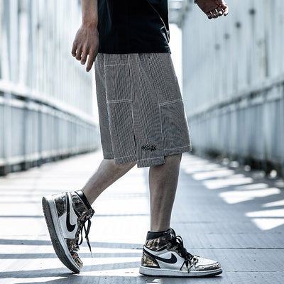 Pantalones Cortos Hip Hop Hombre - Diseño Suelto Tendencia Urbana - Image 14